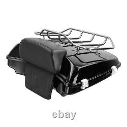 Razor Trunk & Mounting Rack Fit For Harley Touring Tour Pak Pack Road King 14-22