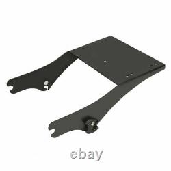 Razor Trunk Pad Black Mount Rack Fit For Harley Tour Pak Road King Glide 97-08