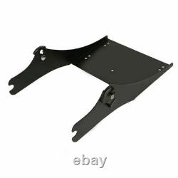 Razor Trunk Pad Black Mount Rack Fit For Harley Tour Pak Road King Glide 97-08