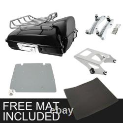 Razor Trunk Rack Mount Plate Docking Kit Fit For Harley Tour Pak Road King 14-25