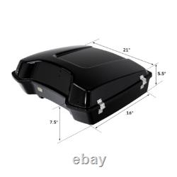 Razor Trunk Solo Mount Rack Fit For Harley Touring Pack Electra Glide 1997-2008