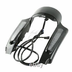 Rear Fender Fascia Set With Led light For Harley Touring Electra Glide 09-13 12 US
