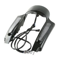 Rear Fender Fascia Set With Led light For Harley Touring Electra Glide 2009-2013