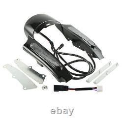 Rear Fender Fascia Set With Led light For Harley Touring Electra Glide 2009-2013