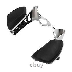 Rear Passenger Arm Rests Armrests Drink Holder Fit For Harley Touring 2014-2024