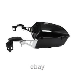 Rear Passenger Arm Rests Armrests Drink Holder Fit For Harley Touring 2014-2024