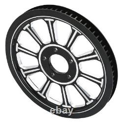 Rear Wheel Belt Pulley Sprocket Fit For Harley Touring Electra Glide 2008-2024