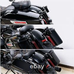 Remote Reservoir Rear Suspensions Shocks Fit For Harley Touring Glide 2014-2024