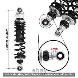 Remote Reservoir Rear Suspensions Shocks Fit For Harley Touring Glide 2014-2024