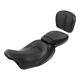 Rider Passenger Seat &backrest Pad Fit For Harley Touring Road Glide 2009-2023