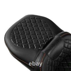 Rider Passenger Seat Fit For Harley Touring Road King Electra Glide 2009-2020