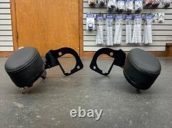 Rivco Black Adjustable Passenger Armrests for 2014-UP Harley Touring