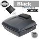 Rushmore Chopped Tour Pack Pak Pad Black Tempest Fits Harley Touring/softail 97+