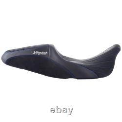 SIK Baggers Blue Stitching Seat For Harley Touring 2009-2023 by Advanblack