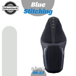 SIK Baggers Blue Stitching Seat For Harley Touring 2009-2023 by Advanblack