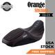 Sik Baggers Orange Stitching Seat For Harley Touring 2009-2023 By Advanblack