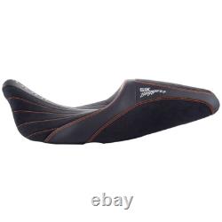 SIK Baggers Orange Stitching Seat For Harley Touring 2009-2023 by Advanblack
