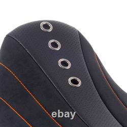 SIK Baggers Orange Stitching Seat For Harley Touring 2009-2023 by Advanblack