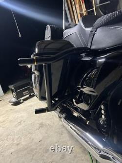Saddle Bag Guards Crash Bar For Harley Road Glide Street Glide Special 2009-2023