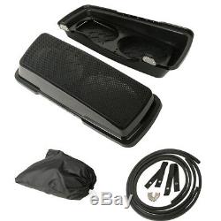 Saddlebag Dual 6x9 Speaker Lids Fit For 93-13 Harley Davidson Touring FLHR 93-13