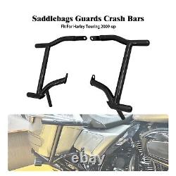 Saddlebag Guard Rails Rear Bag Guards Fit For Harley Touring Street Glide 09-23