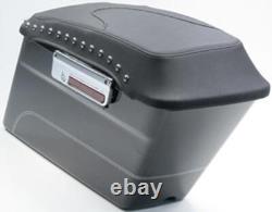Saddlebag Lid Covers Studded Pair 1993-2009 FL Touring Models (26784)