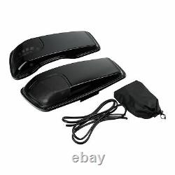 Saddlebag Lids Speaker Cutouts Fit For Harley Touring Electra Street Glide 14-21