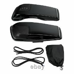 Saddlebag Lids Speaker Cutouts Fit For Harley Touring Electra Street Glide 14-21