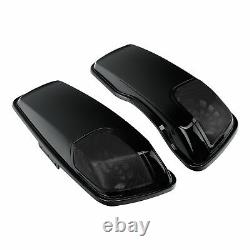 Saddlebag Lids Speaker Cutouts Fit For Harley Touring Electra Street Glide 14-21