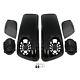 Saddlebag Lids With 5x7 Speakers For Harley Touring Road King Glide 2014-2020 Us