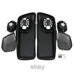 Saddlebag Lids With 5X7 Speakers For Harley Touring Road King Glide 2014-2020 US
