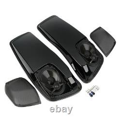 Saddlebag Lids With 5X7 Speakers For Harley Touring Road King Glide 2014-2020 US