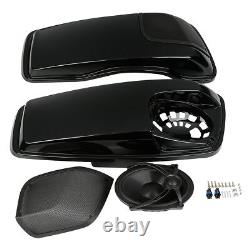 Saddlebag Lids With 5X7 Speakers For Harley Touring Road King Glide 2014-2020 US