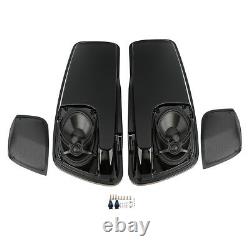 Saddlebag Lids With 5X7 Speakers For Harley Touring Road King Glide 2014-2020 US