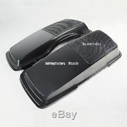 Saddlebag Single 6x9 Speaker Lids For 93-13 HD Harley Davidson Touring Bagger