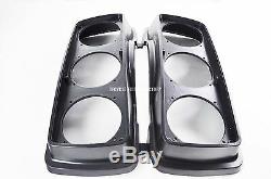 Saddlebag Triple 6.5 Speaker Lids Seal For HD Harley Touring Bagger 1993-2013