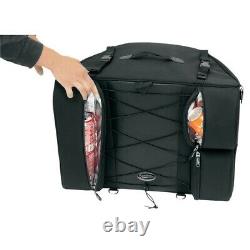 Saddlemen BR4100 Dresser Back Seat Rigid Bag Luggage for Harley Touring Models