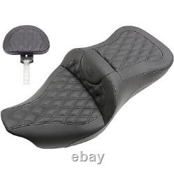 Saddlemen GelCore Lattice Stitch Road Sofa Seat with Backrest for Touring 08-23