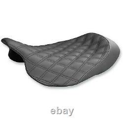 Saddlemen GelCore Renegade Lattice Stitch Solo Seat for Harley Touring 08-20
