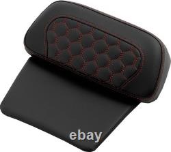 Saddlemen RoadSofa HC Chopped Tour-Pak Backrest Pad Red Stitch #284924