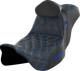 Saddlemen Sdc Pro Series Blue Lattice Seat & Backrest For 2008-24 Harley Touring