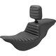 Saddlemen Tour Step-up Seat Tuck N Roll With Backrest For 08-23 Touring