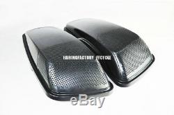 Single 6x9 Speaker Lids CVO Style W Seal For 2014up HD Harley Touring Saddlebags