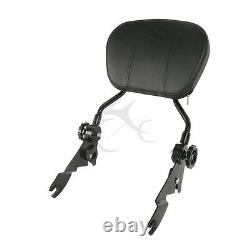 Sissy Bar Backrest Adjustable Docking Fit For Harley Touring Road Glide 14-2022