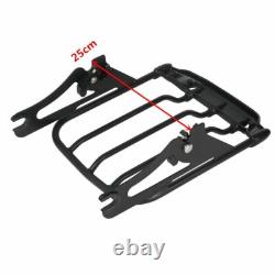 Sissy Bar Backrest Luggage Rack Docking Fit For Harley Touring Models 2014-Up US