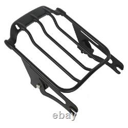 Sissy Bar Backrest Luggage Rack Docking Fit For Harley Touring Models 2014-Up US