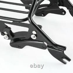 Sissy Bar Backrest Luggage Rack Docking Fit For Harley Touring Models 2014-Up US