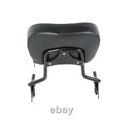 Sissy Bar Backrest Luggage Rack Docking Kit Fit For Harley Touring 14-Up Black