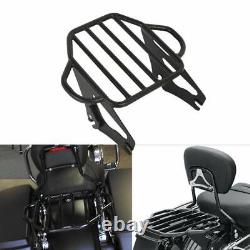 Sissy Bar Backrest Luggage Rack Docking Kit For Harley Touring Models 2014-2023