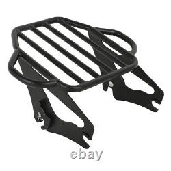 Sissy Bar Backrest Luggage Rack Docking Kit For Harley Touring Models 2014-2023